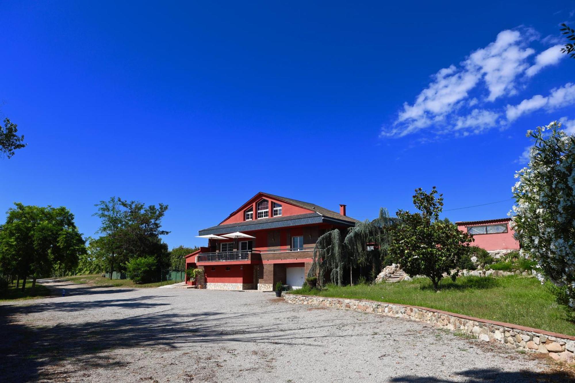 El Cedre Blau Vivienda Con Piscina En Granollers别墅 外观 照片