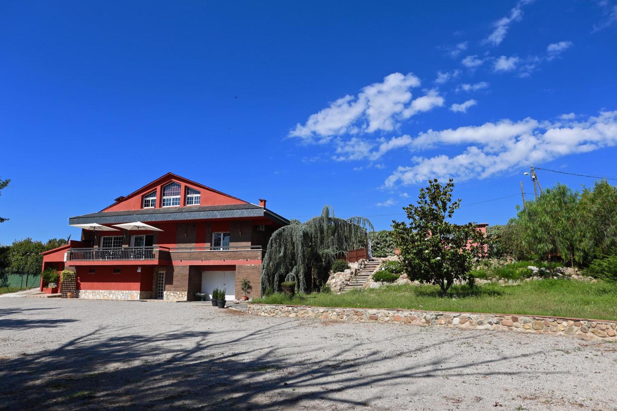 El Cedre Blau Vivienda Con Piscina En Granollers别墅 外观 照片
